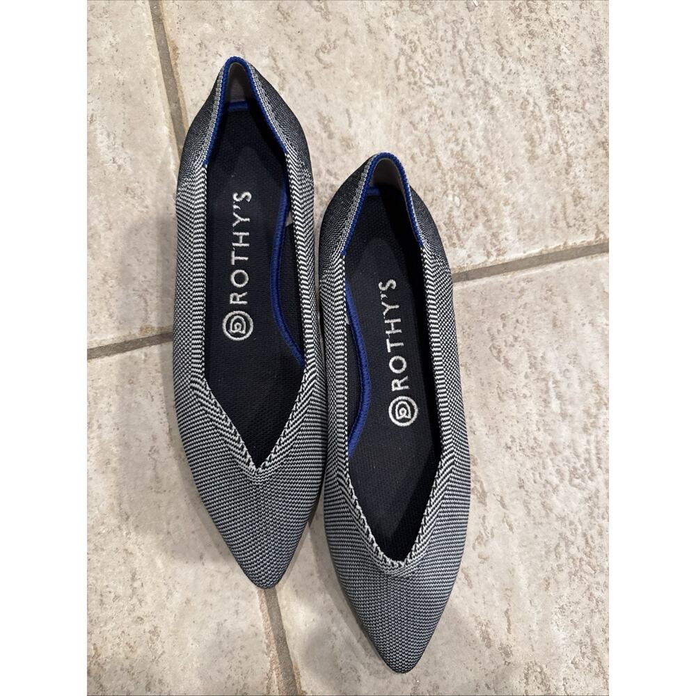 Rothys The Point Ii Pointed Toe Flat Size 7 - image 3